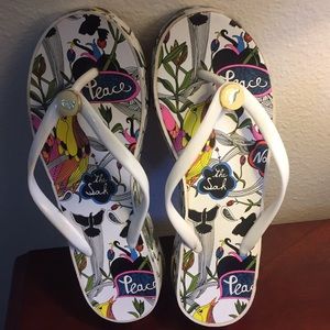 Sandals multi colored Peace sandals